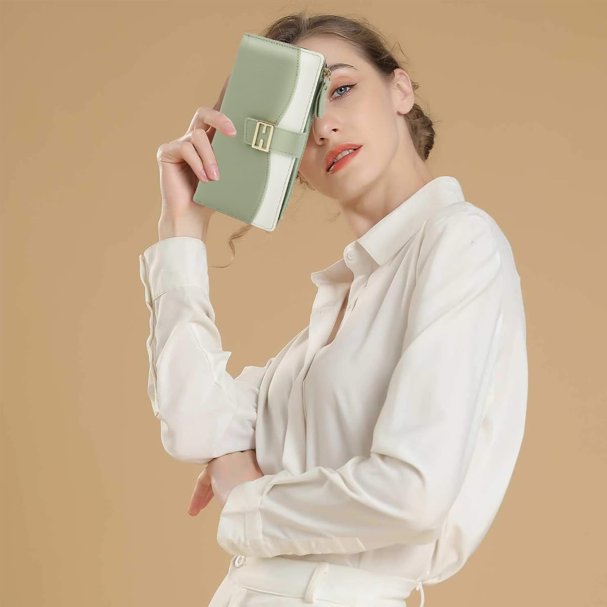 PALAY Women Purse Bag Fashion PU Purse for Women Bifold Purse for Women Large Capacity Cards Bag Cash Bag Evening Hand Bag Clutch Bag for Women Gift for Women Women, Mint Green PALAY Women Purse Bag Fashion PU Purse for Women Bifold Purse for Women Large Capacity Cards Bag Cash Bag Evening Hand Bag Clutch Bag for Women Gift for Women Women, Mint Green